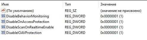 DisableBehaviorMonitoring