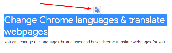 Перевод расширение Google Chrome