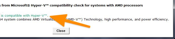  запускаем программу AMD-V System Compatibility Check