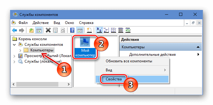 Открываем «Свойства» моего компьютера в оснастке
