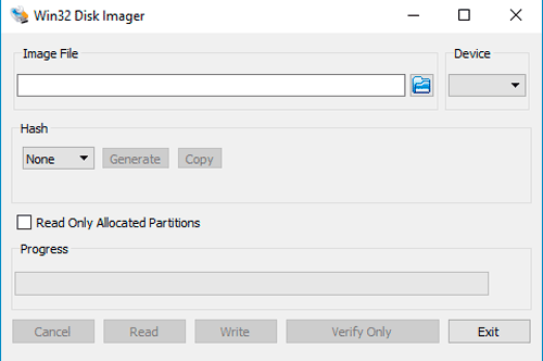 Установка Kali на флешку с помощью Win32 Disk Imager