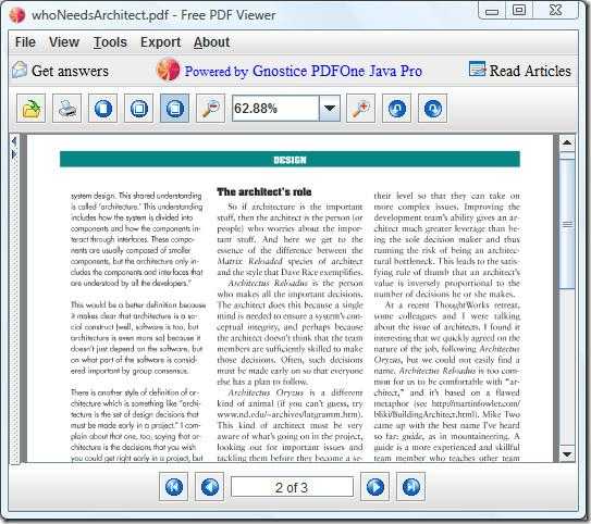 Free PDF READER