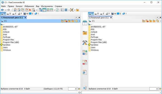 Free Commander файловый менеджер