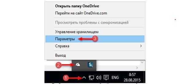 параметры onedrive