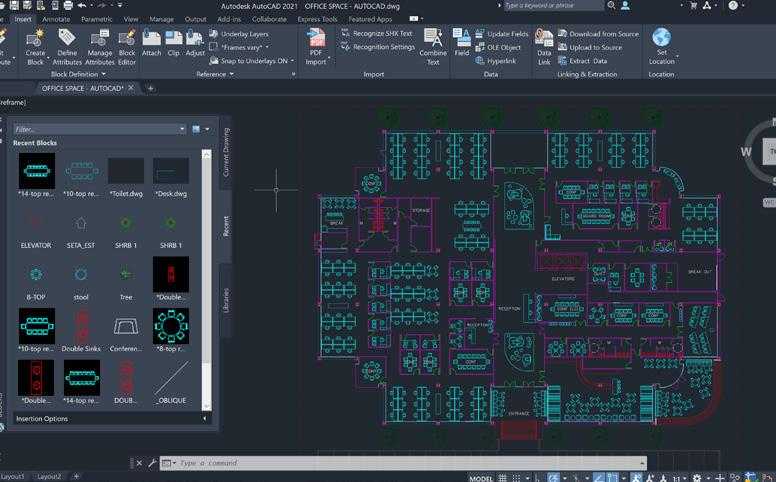 программа для создания чертежа Autodesk Autocad