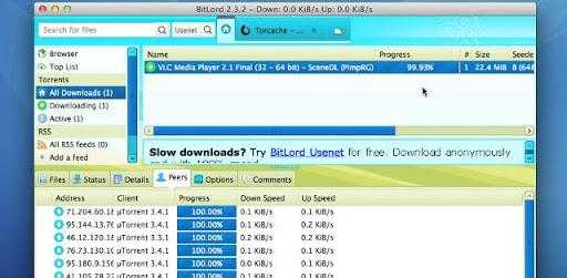 торрент клиент с медиапроигрывателем BitLord