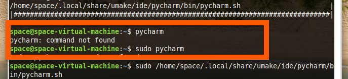 Команда pycharm в Linux Mint