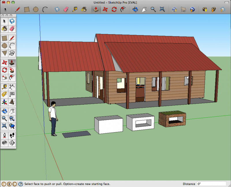 бесплатная программа для создания проекта дома Google SketchUp