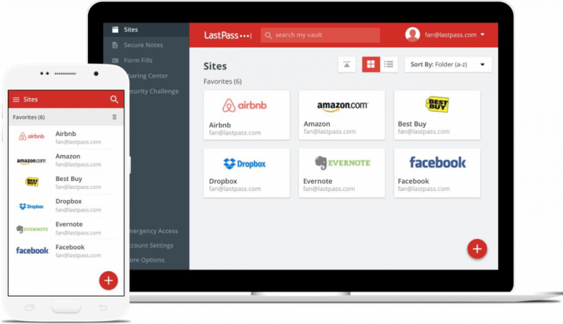 многофункциональный менеджер паролей LastPass