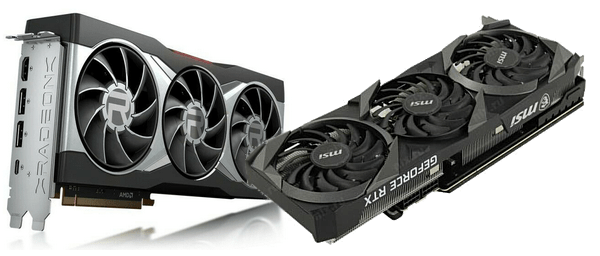 видеокарты топового сегмента RTX 3070 и RX 6800 XT