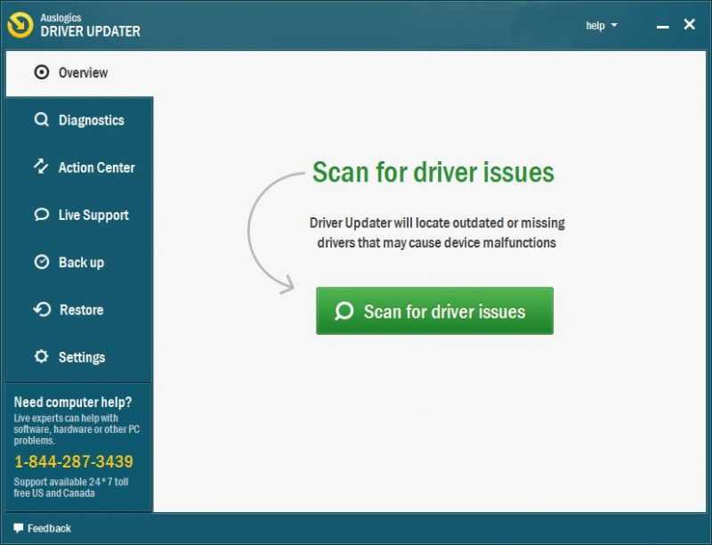 программа для скачивания драйверов Auslogics Driver Updater