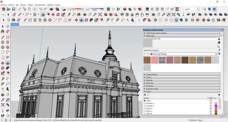 создание чертежей и скетчей SketchUp