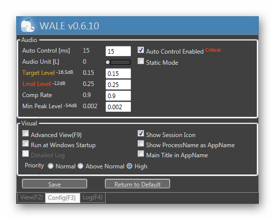 Windows Audio Loudness Equalizer