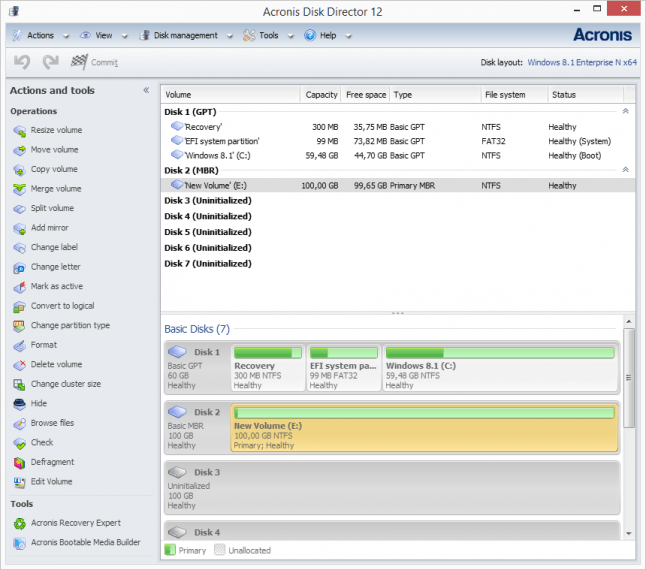 Acronic Disk Director